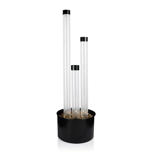 MLT166BK 54" 3 Tier Acrylic Bubble Fountain with Remote Control and 16