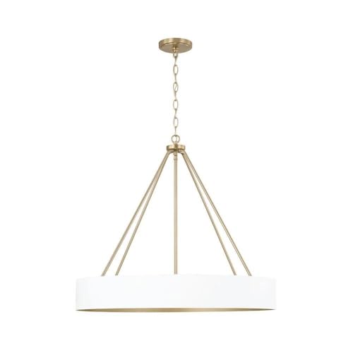 Capital Lighting 453041RE Weller Modern Metal Cylindrical Chandelier