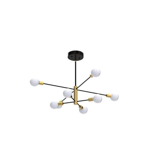 Chandeliers for Dining Room Black Gold 8