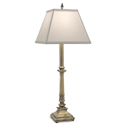 30 Inch High Burnished Brass Buffet Lamp