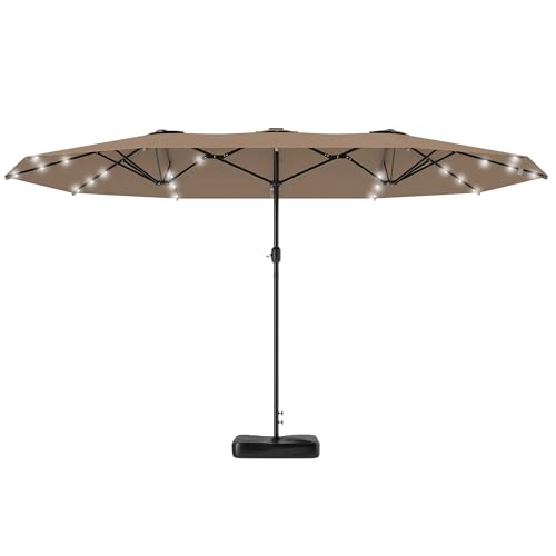 Double Sided Umbrella with LED Lights