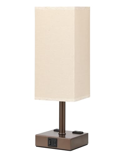 Brown Touch Table Lamp for Bedroom