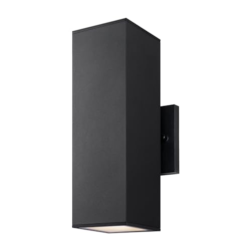 12" Modern Outdoor Porch Light in 2 Lights