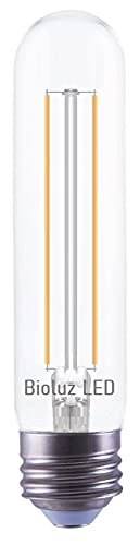 T10 LED Filament Bulb Dimmable 450 Lumen Soft White 3000K Light 4W = 40W T10 LED Edison Bulb