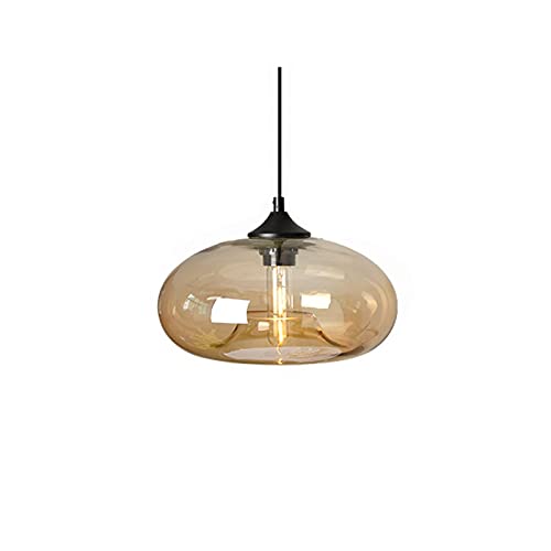 Industrial Pendant Light Shade of Onion Vintage Chandelier E26 Pendant Lighting for Kitchen Island Colorful Glass Cage