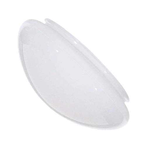 50-330 9.5-Inch Replacement Mushroom Glass Shade, 7-7/8 Inch Fitter, White (50/330)