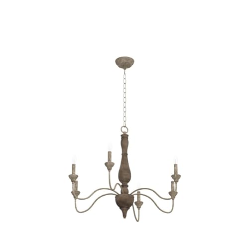 6 Light French Country Chandelier