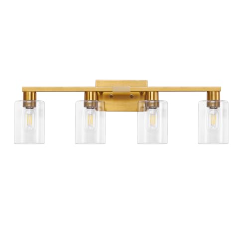 Brushed Gold Bathroom Light fixtures