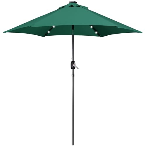 7.5FT Solar Patio Umbrella w