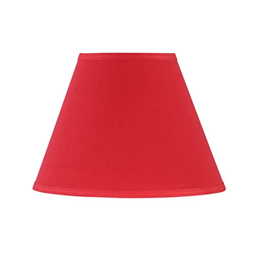 32639 Transitional Empire Shape Spider Construction Lamp in Imperial Red