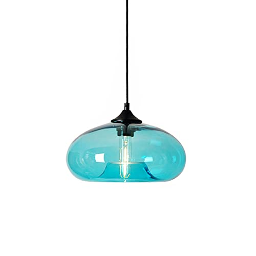 Industrial Shape of Onion Vintage Chandelier E27 Pendant Light Ceiling Lamp Colorful Glass Cage