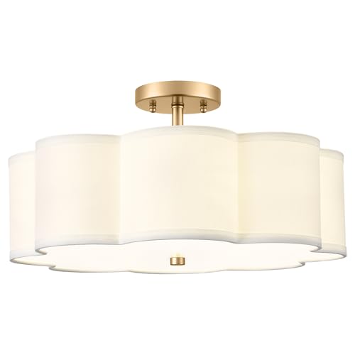 Gold Semi Flush Mount Ceiling Lights