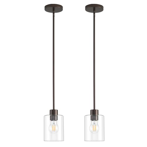 Oil Rubbed Bronze Pendant Lights Kitchen Island (2 Count)