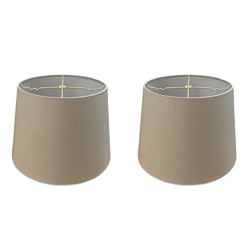 Tapered Shallow Drum Hardback Shade (2 Count)