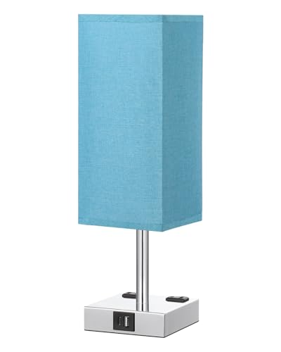 Turquoise Touch Table Lamp for Bedroom