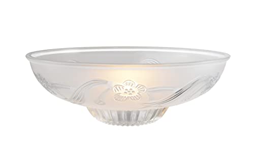 23130 11A Clear & Sandblasted Shade for Medium Base Socket Torchiere