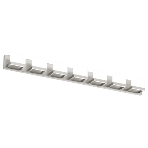 7 Lights LED Modern Vanity Light Brushed Nickel Bathroom Lighting Fixture Up and Down Bathroom Wall Light Over Mirror