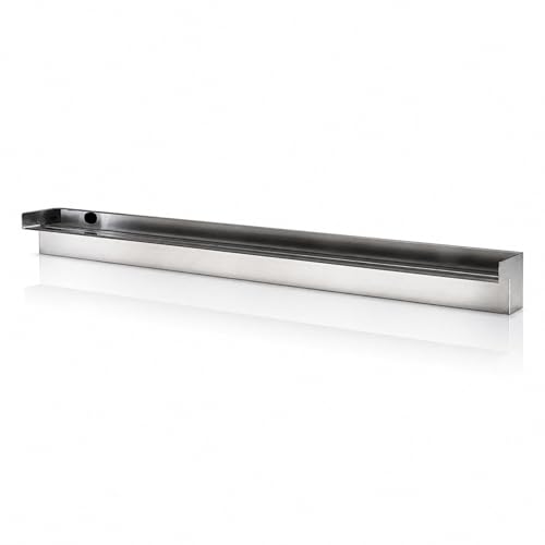 48" Stainless Steel Spillway for Pondless Waterfalls and Water Features