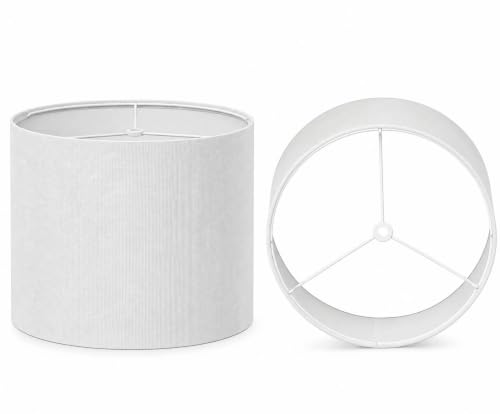 Pure White Handmade Circular Lamp Shade