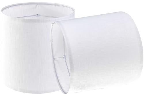 Small White Lamp Shades for Table Lamps Set of 2 (2 Count)