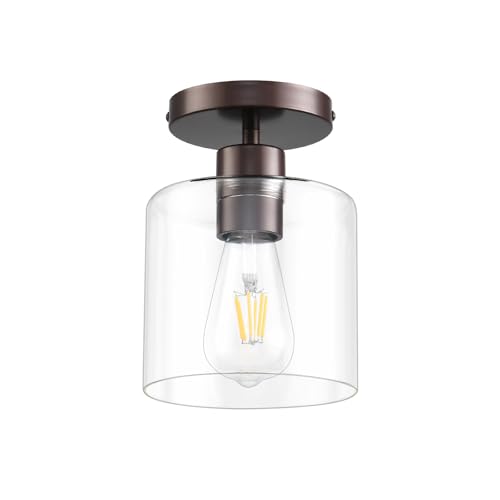 Oil Rubbed Bronze Semi Flush Mount Ceiling Light
