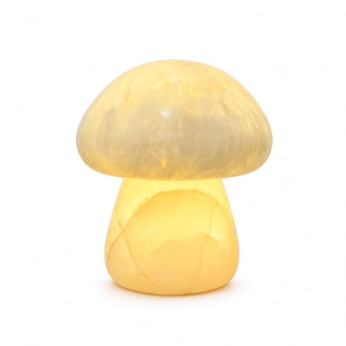 Natural Marble Mushroom Table Lamp