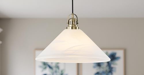 25302-64-1, Alabaster Glass Shade for Medium Base Socket Torchiere Lamp, Swag Lamp,Pendant, Island Fixture, 11-7/8" Diameter x 5-1/8" Height