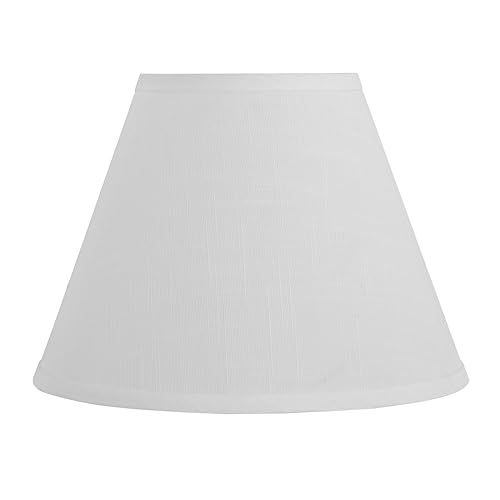 32634A Transitional Empire Shape Spider Construction Lamp Shade in Pearl