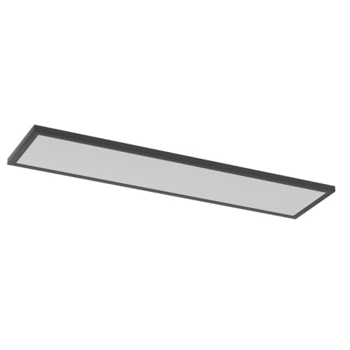 2 Pack 1x4 LED Flat Panel Light Surface Mount Black (2 Count)