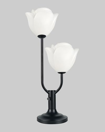 Modern Globe Table Lamp for Bedroom Dimmable Round Ball Lamp