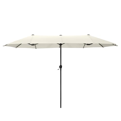 13 Ft Double Sided Twin Patio Umbrella
