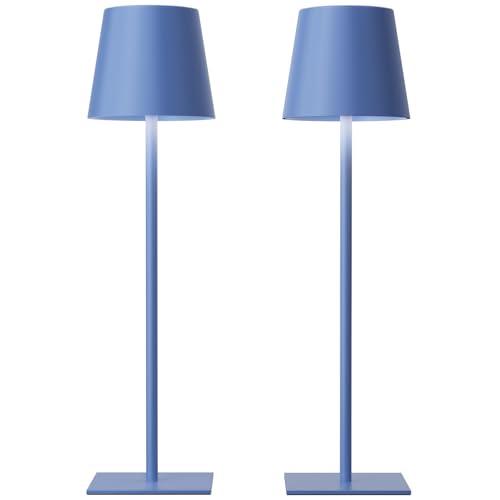 Navy Blue Rechargeable Table Lamp (2 Count)