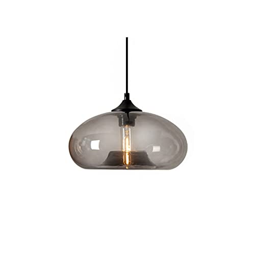 Industrial Pendant Light Shade of Onion Vintage Chandelier E26 Pendant Lighting for Kitchen Island Colorful Glass Cage