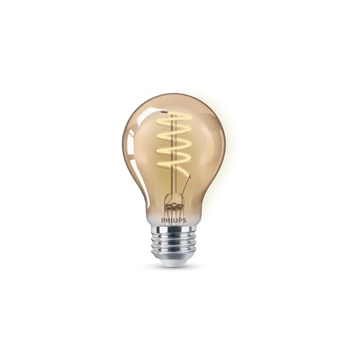 LED 60 W A19 Vintage Edison Spiral Amber