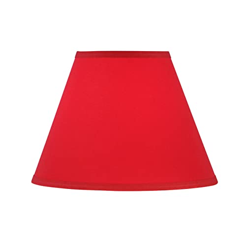 32639 Transitional Empire Shape Spider Construction Lamp in Imperial Red