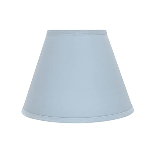 32196A Transitional Empire Shape Spider Construction Lamp Shade in Light Blue