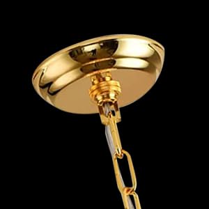 32 Inch Gold Luxury Crystal Chandelier for Dining Room