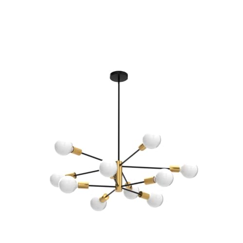 Sputnik Chandeliers Modern Black and Gold Chandeliers 10