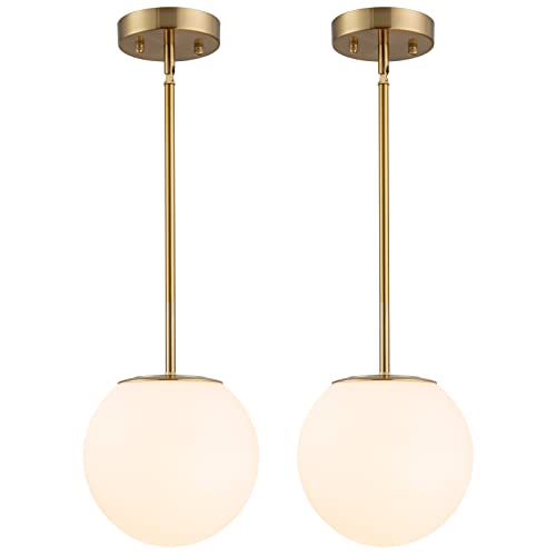 Gold Globe Pendant Light