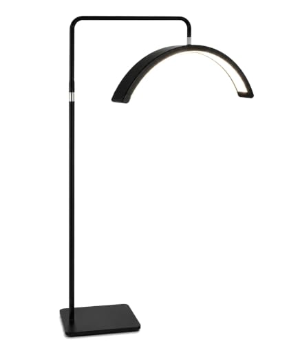 23" Half Moon Floor Lamp for Eyelash Extensions