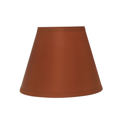 32418A Transitional Hardback Empire Shape Spider Construction Lamp Shade in Redwood