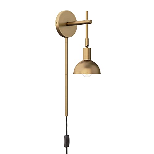 Tamlin Vintage Brass Wall Light Fixture (2 Count)