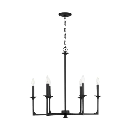 Capital Lighting 437361BI Clint Bold Metal Candle Chandelier