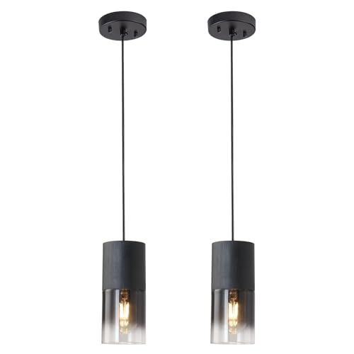 Modern Style Battery Operated Pendant Light Set of 2 (2 Count)