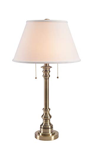 Spyglass Table Lamp with Antique Brass Finish