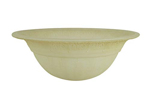 Amber 23095 01A Transitional Style Replacement Torchiere Glass Shade