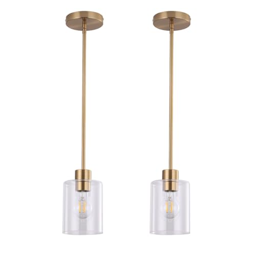 Brass Pendant Lights Kitchen Island (2 Count)