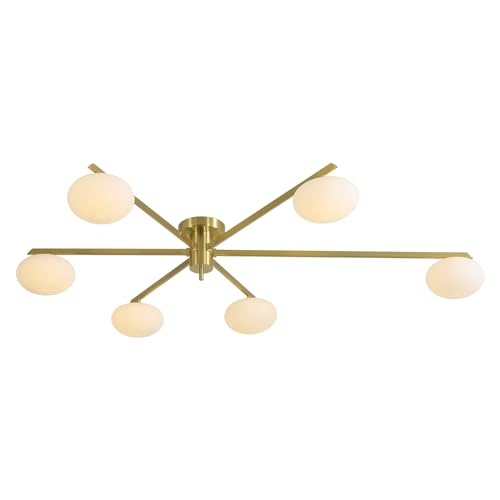 6 Light Sputnik Ceiling Light Fixture