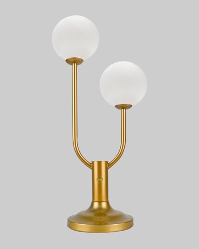 Globe Table Lamp for Bedroom Dimmable Modern Round Ball Lamp