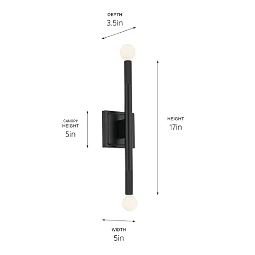 Odensa 17" 2 Light Wall Sconce Light